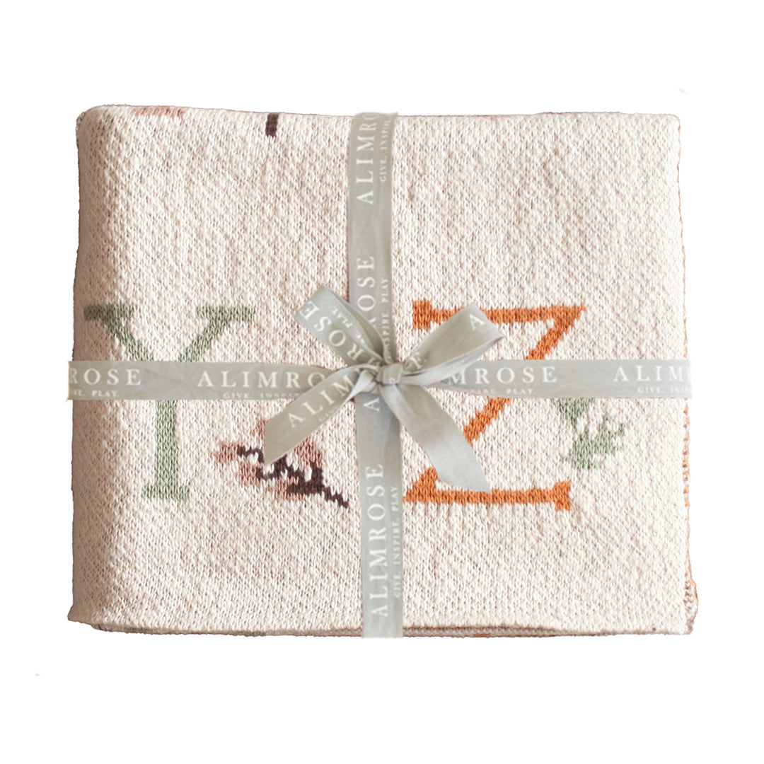 ALIMROSE - BABY BLANKET: ALPHABET 