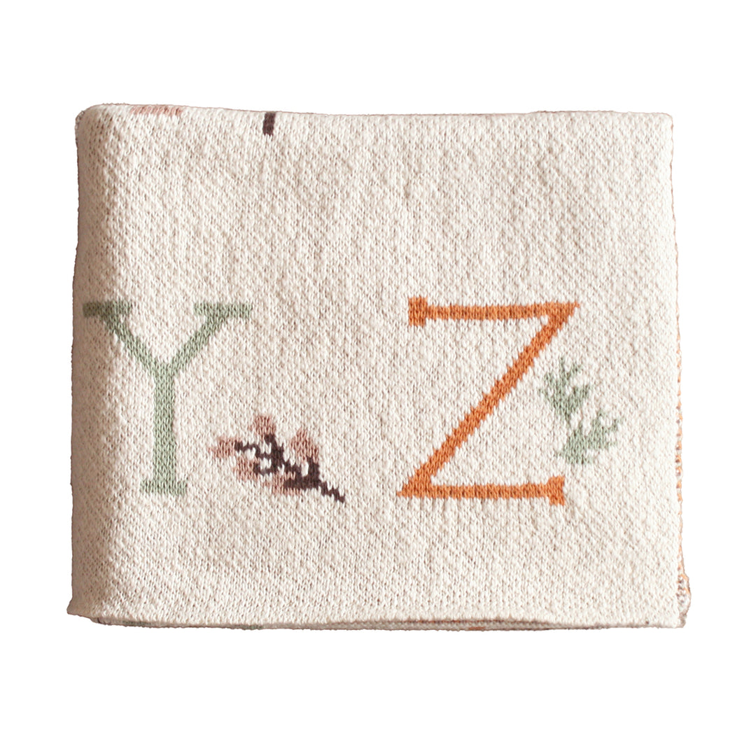 ALIMROSE - BABY BLANKET: ALPHABET 