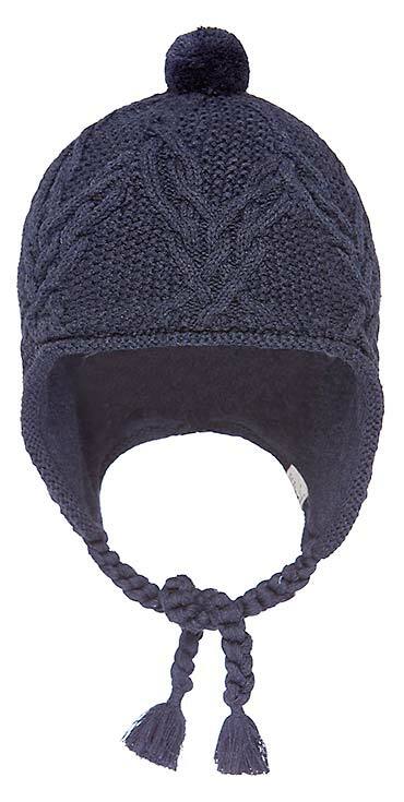 TOSHI - BOWIE ORGANIC EARMUFF BEANIE: MIDNIGHT