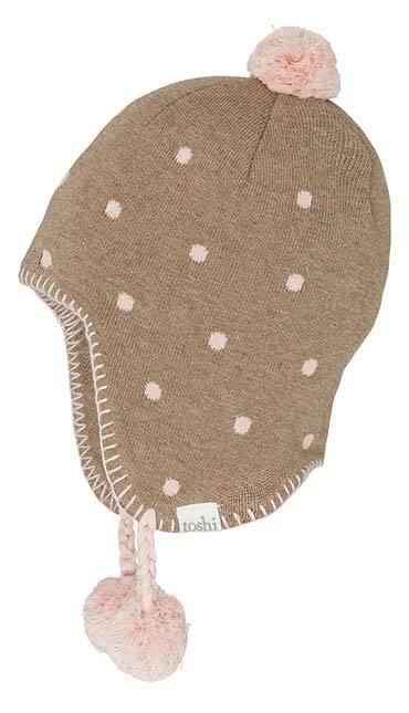 TOSHI - MAGIC ORGANIC EARMUFF BEANIE: CCOCOA