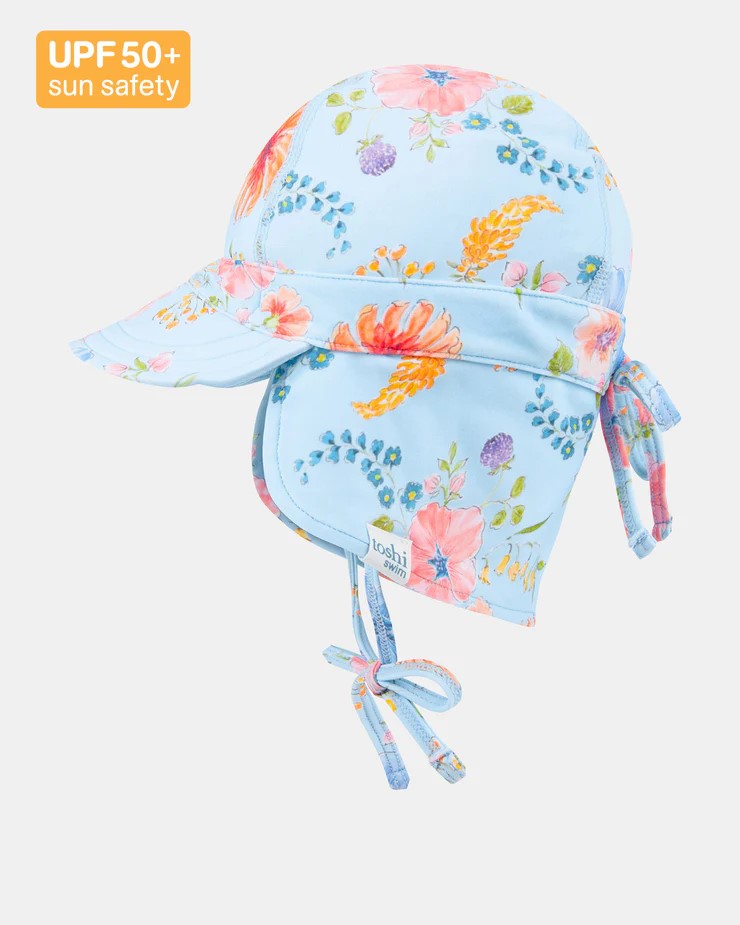 TOSHI - SWIM BABY FLAP CAP CLASSIC: ATLANTIS [sz:XXS - 37CM]