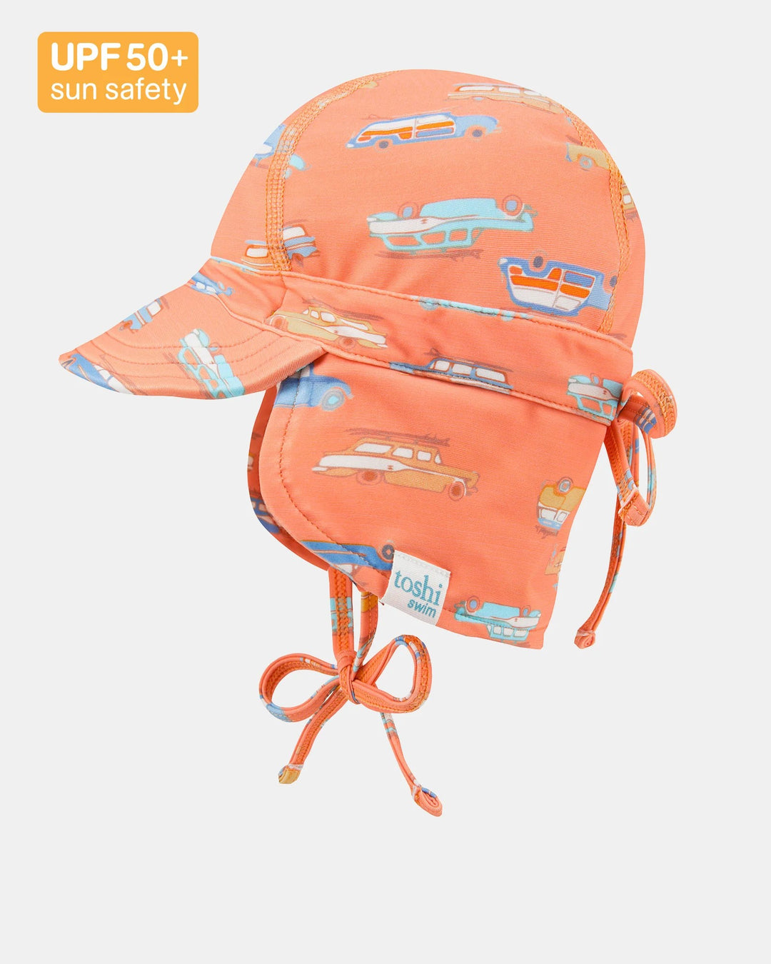 TOSHI - SWIM BABY FLAP CAP: SURFS UP [sz:XXS - 37CM]