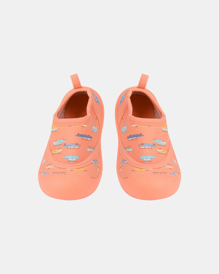 TOSHI - SWIM BABY REEF BOOTIES: SURFS UP [sz:12-18 MTHS]