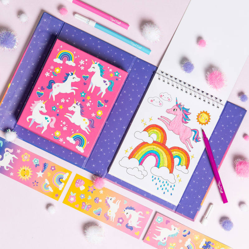 TIGER TRIBE - COLOURING SET: UNICORN MAGIC 