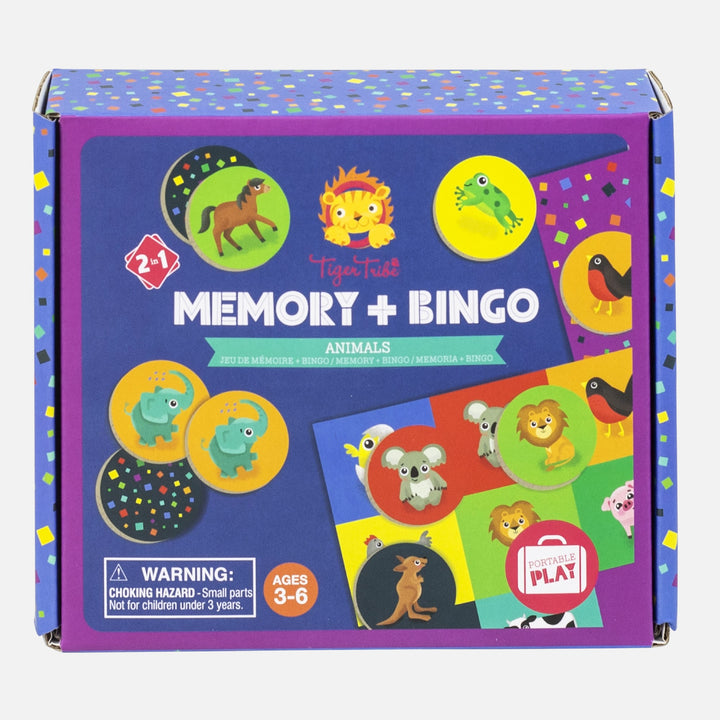 TIGER TRIBE - MEMORY + BINGO: ANIMALS