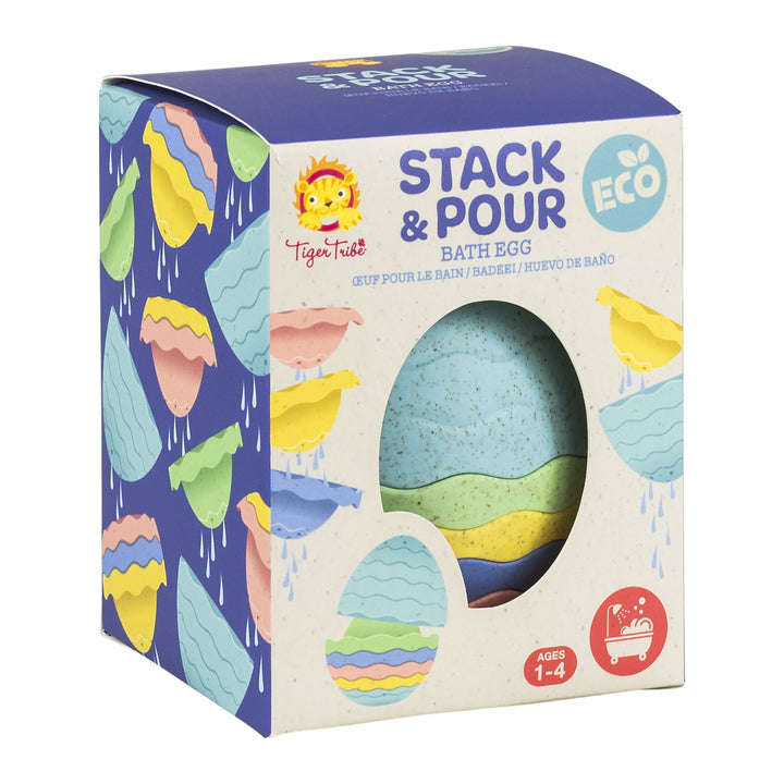 TIGER TRIBE - ECO: STACK AND POUR BATH EGG