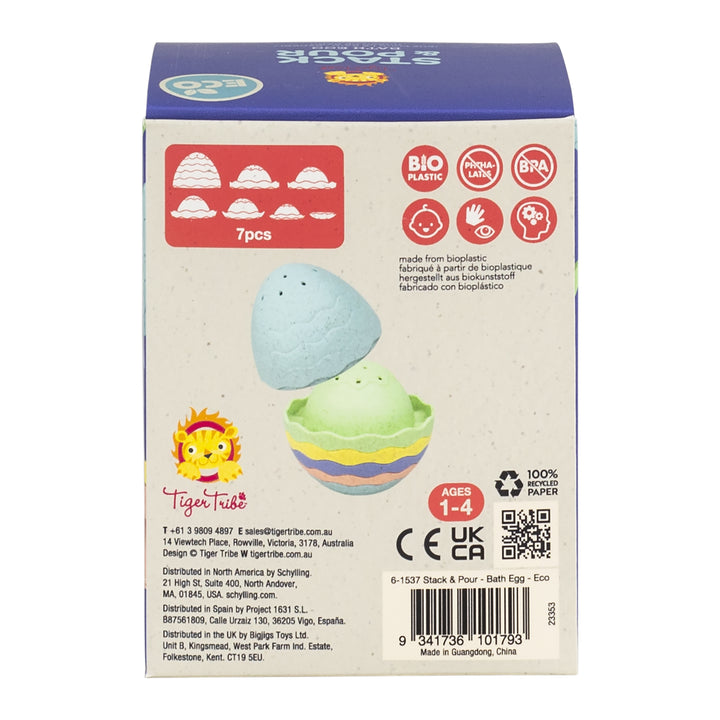 TIGER TRIBE - ECO: STACK AND POUR BATH EGG