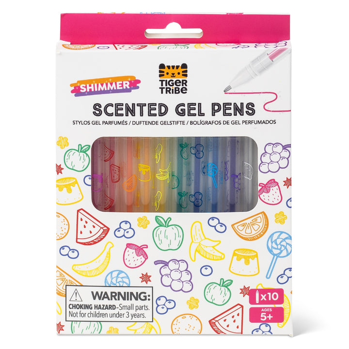 TIGER TRIBE - SHIMMER SCENTED GEL PENS 