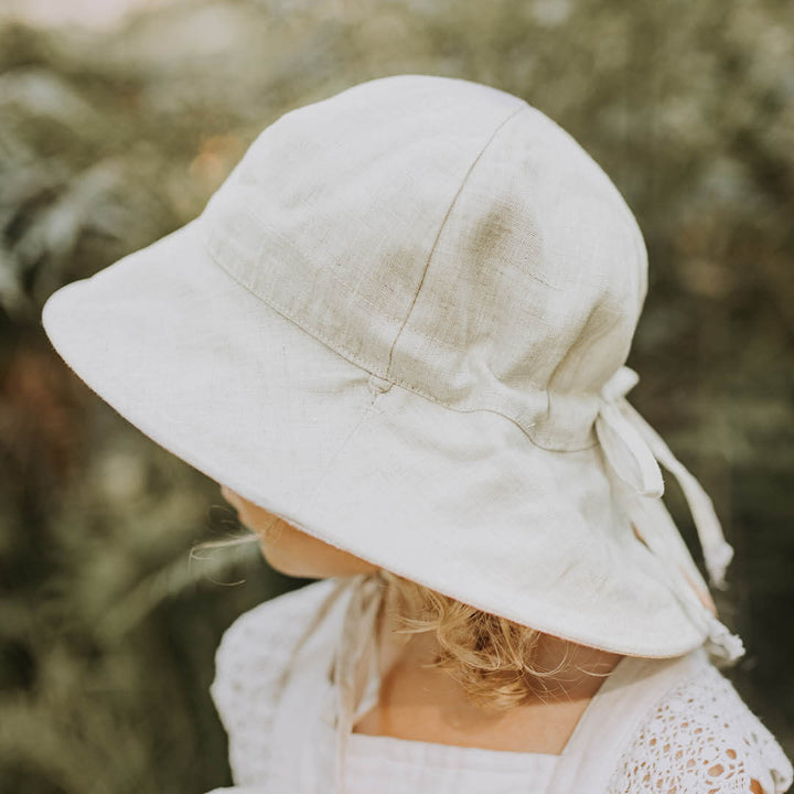 BEDHEAD - WANDERER REVERSIBLE SUN HAT: FLORENC/FLAX