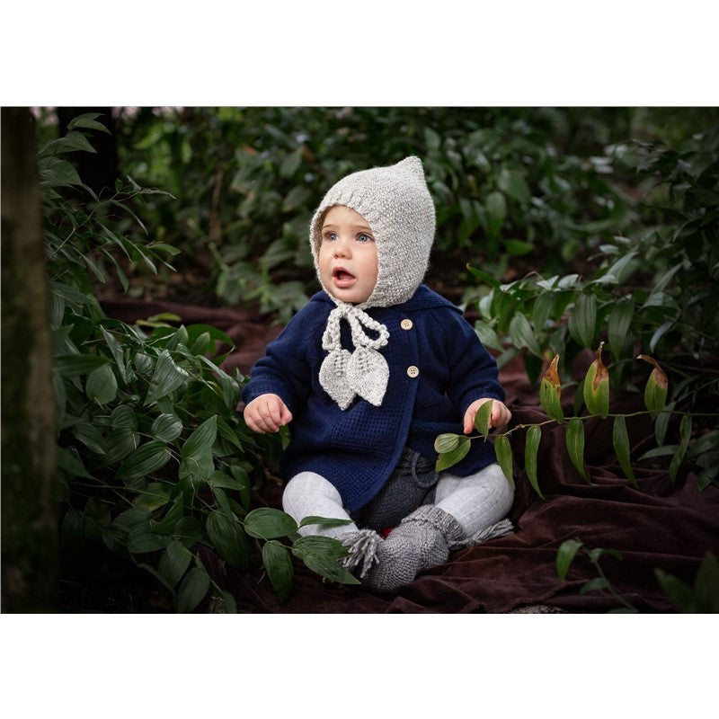 ACORN KIDS - ANGEL BONNET - GREY MARLE