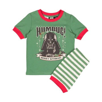 ROCK YOUR BABY - DARTH HUMBUG SHORT SLEEVE PJ SET [sz:2 YRS]