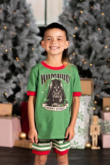 ROCK YOUR BABY - DARTH HUMBUG SHORT SLEEVE PJ SET [sz:2 YRS]