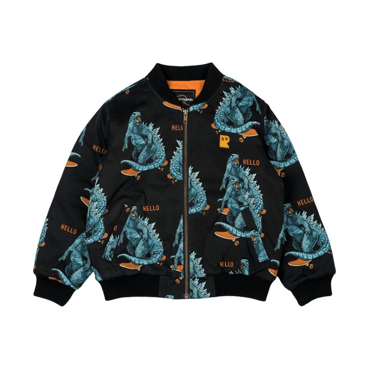 ROCK YOUR BABY - HELLO DINO ZIP FRONT JACKET