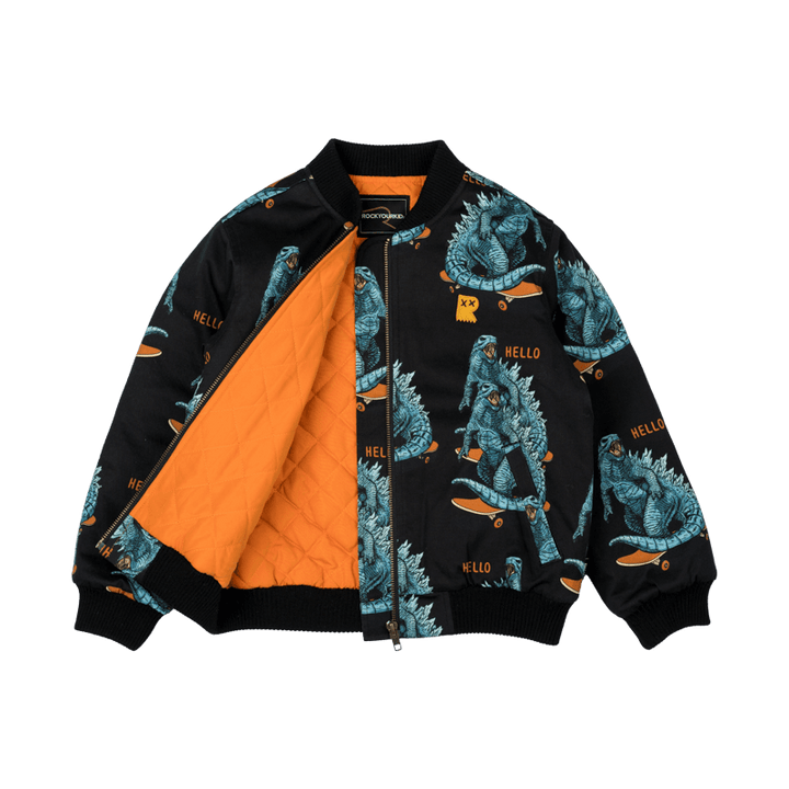 ROCK YOUR BABY - HELLO DINO ZIP FRONT JACKET