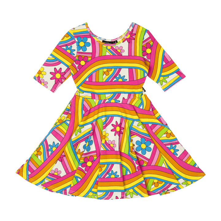 ROCK YOUR BABY - GET HAPPY WAISTED DRESS