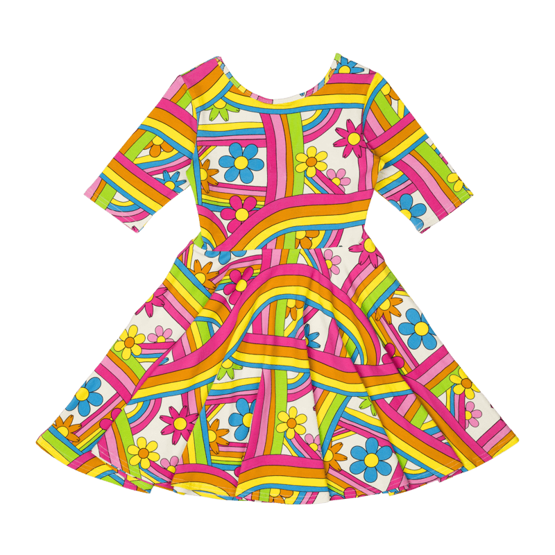 ROCK YOUR BABY - GET HAPPY WAISTED DRESS