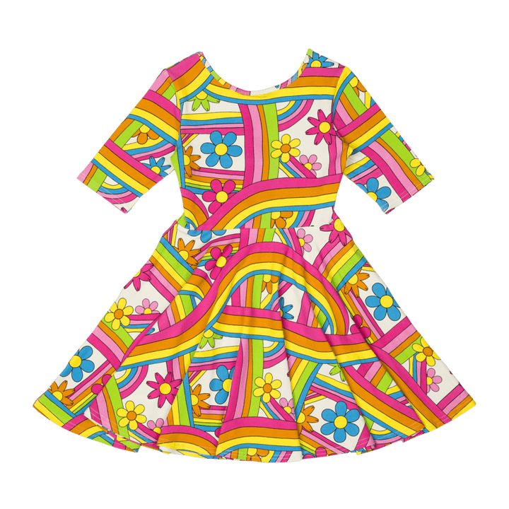 ROCK YOUR BABY - GET HAPPY WAISTED DRESS