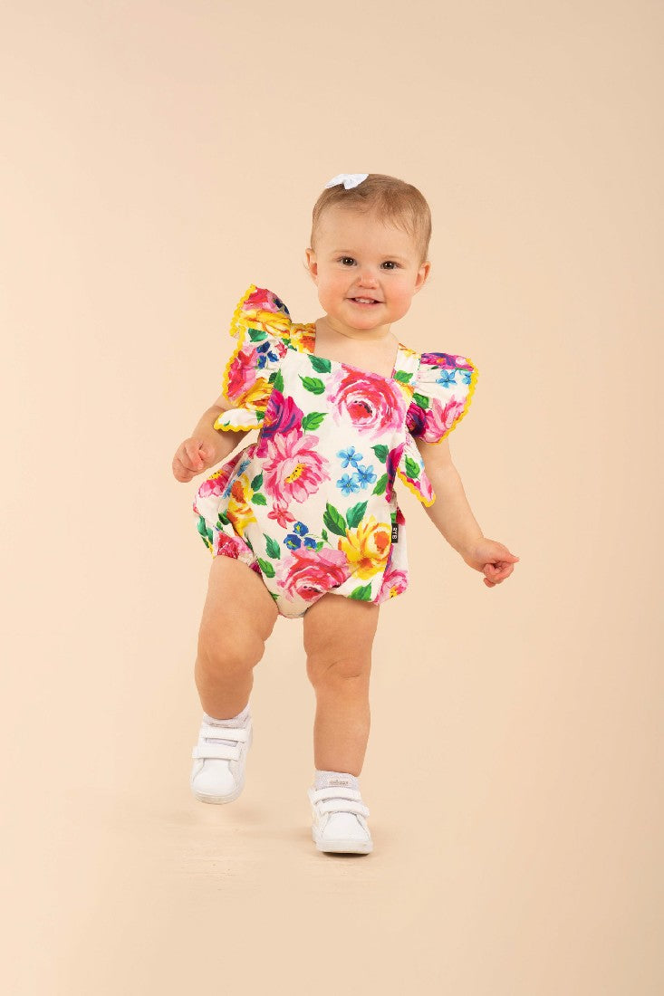 ROCK YOUR BABY - CHINTZ FLORAL PLAYSUIT