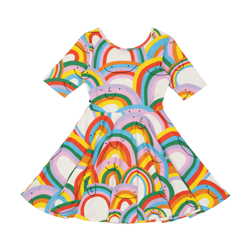 ROCK YOUR BABY - HAPPY RAINBOWS MABEL DRESS