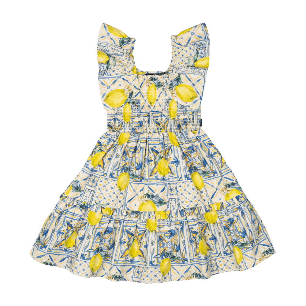 ROCK YOUR BABY - MAJOLICA SHIRRED DRESS