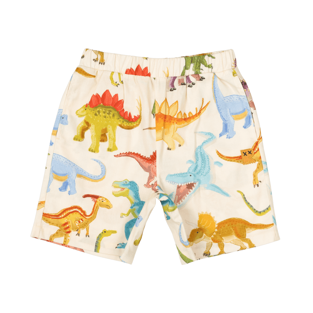 ROCK YOUR BABY - DINOS GALORE SHORTS [sz:2 YRS]