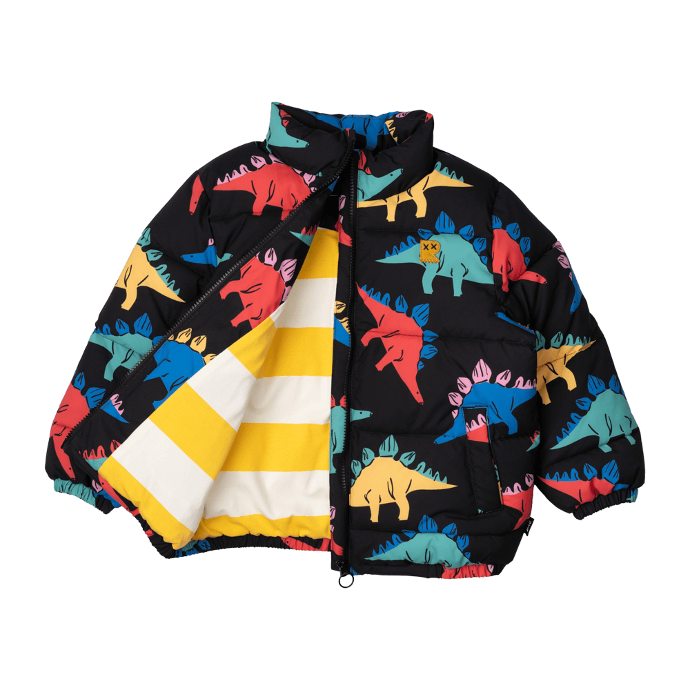 ROCK YOUR BABY - DINO TIME PUFFA JACKET [sz:2 YRS]