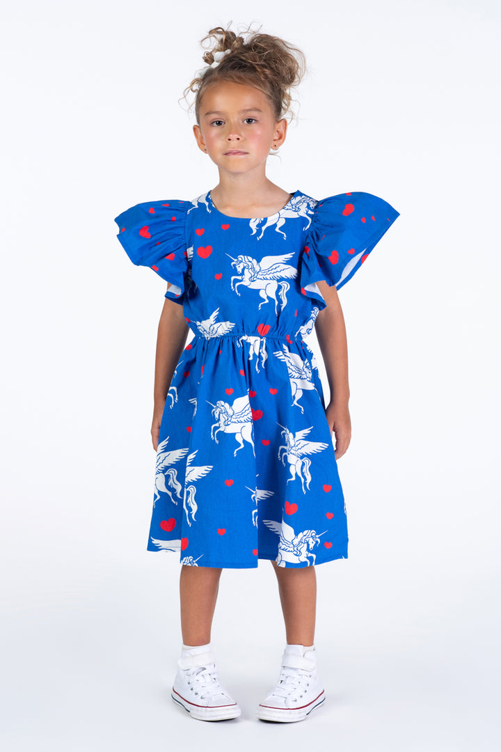 ROCK YOUR BABY - LES LICORNES ANGLE WING DRESS [sz:2 YRS]