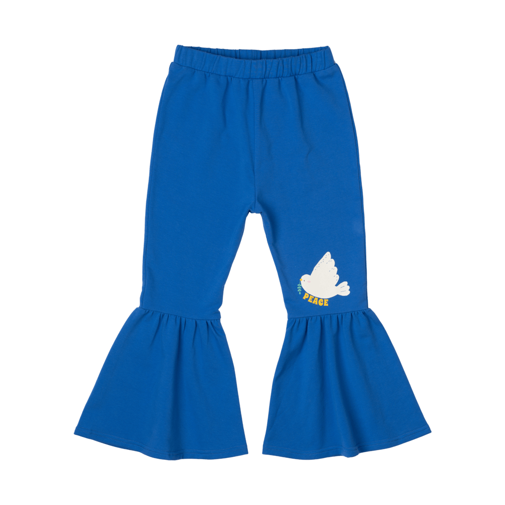 ROCK YOUR BABY - PEACE DOVE FLARED TRACK PANTS [sz:2 YRS]