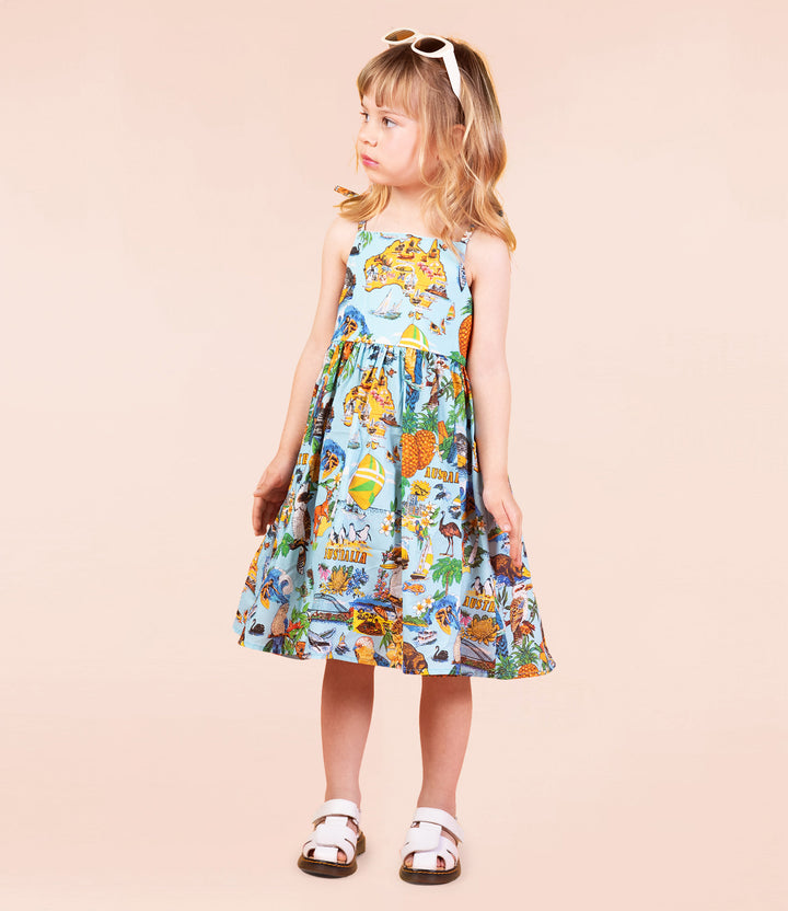 ROCK YOUR BABY - AUSTRALIA DRESS [sz:2 YRS]