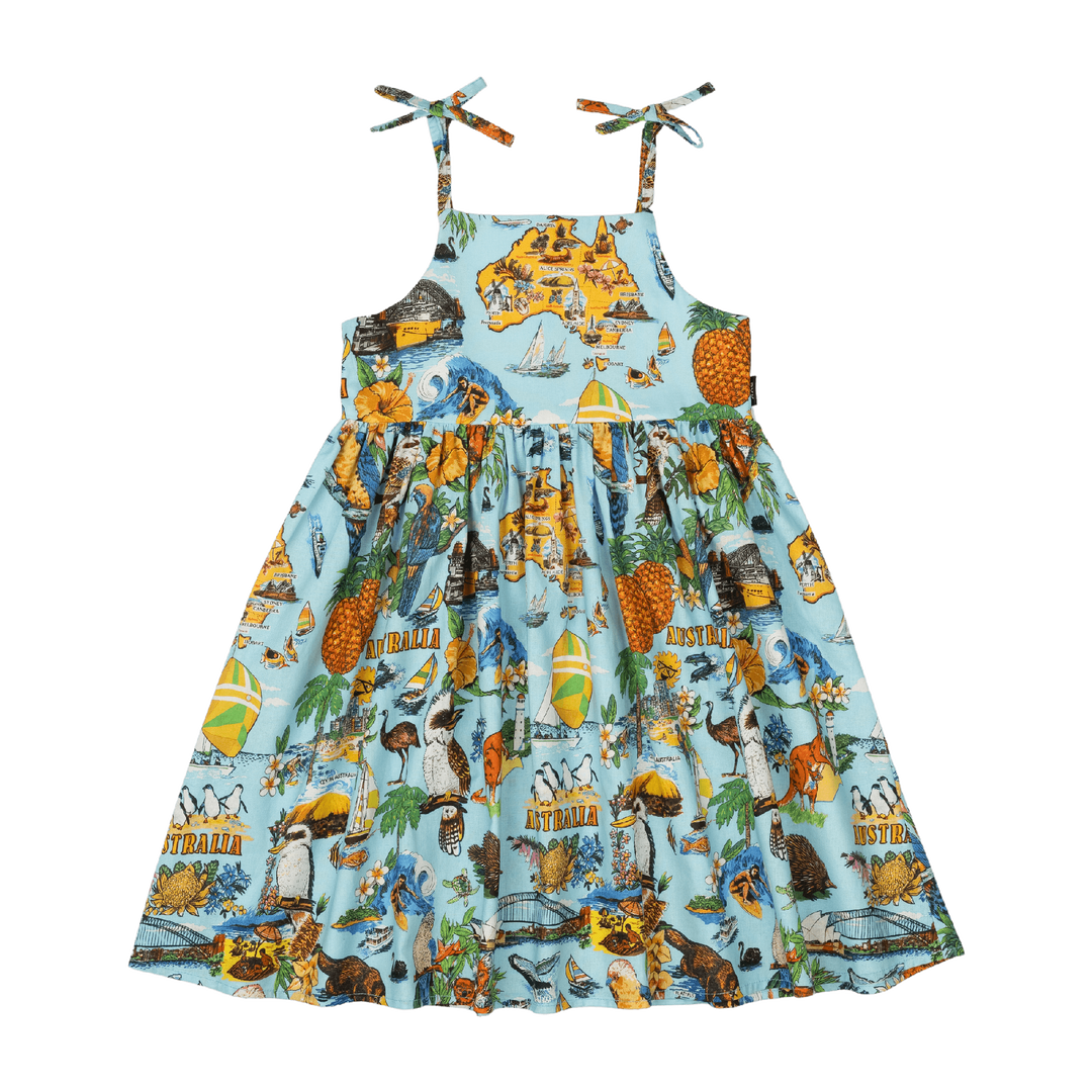 ROCK YOUR BABY - AUSTRALIA DRESS [sz:2 YRS]