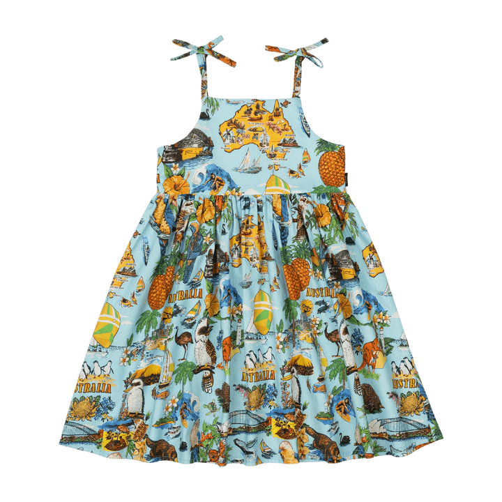 ROCK YOUR BABY - AUSTRALIA DRESS [sz:2 YRS]