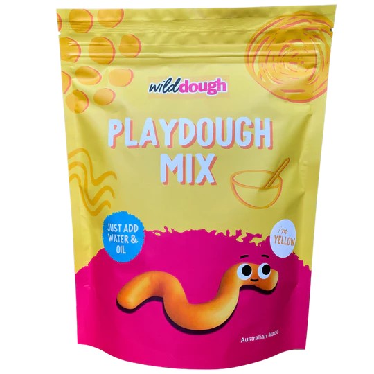 WILD DOUGH - DIY PLAYDOUGH MIX : YELLOW