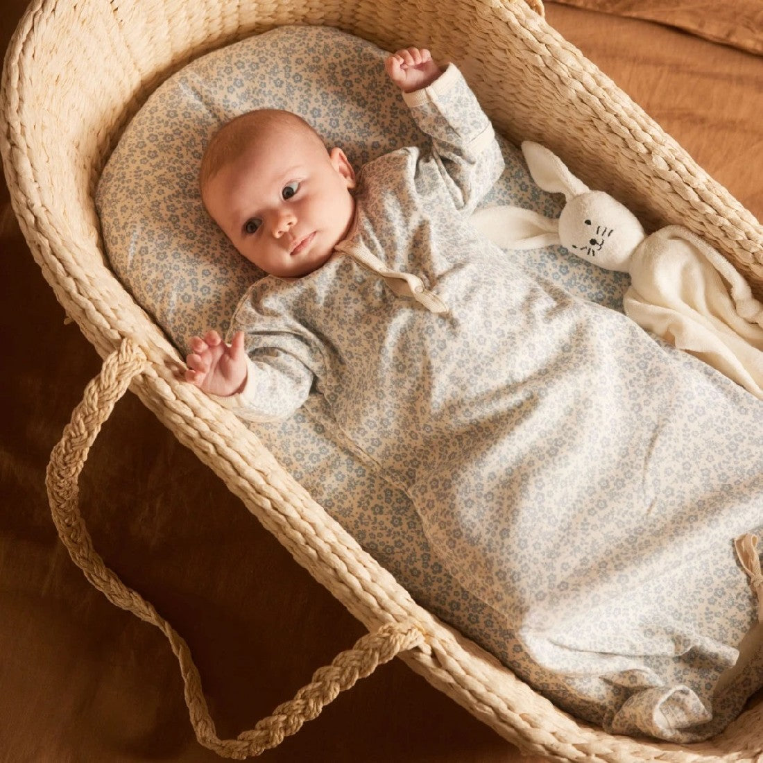 NATURE BABY MOSES BASKET MATTRESS AND STAND BUNDLE Treetop Toy Shop