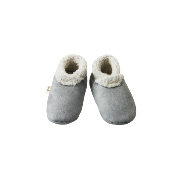 NATURE BABY - LAMBSKIN BOOTIES: GREY