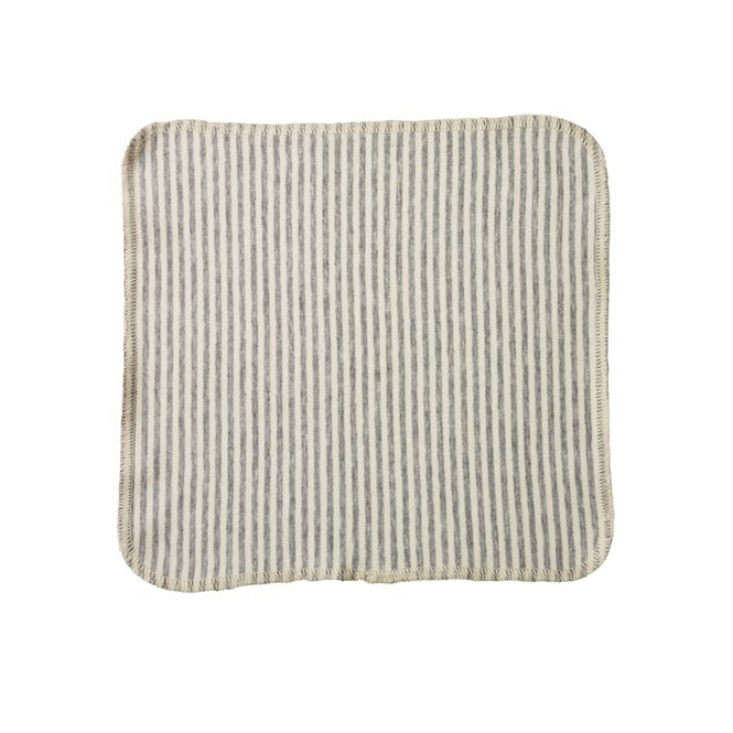 NATURE BABY - ORGANIC JERSEY FACE CLOTH 10 PACK: NATURAL/GREY MARL