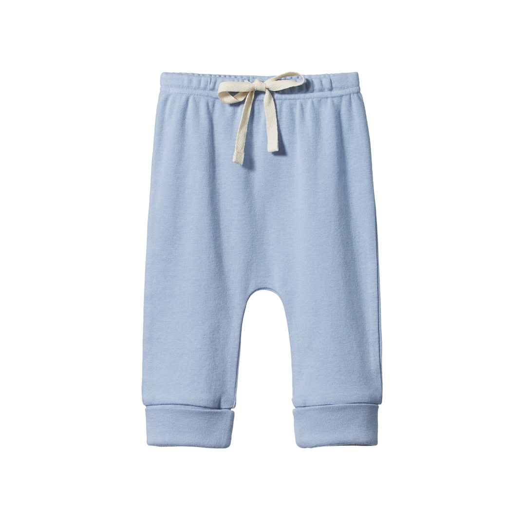 NATURE BABY - DRAWSTRING PANTS: DUSKY [sz:0-3 MTHS]