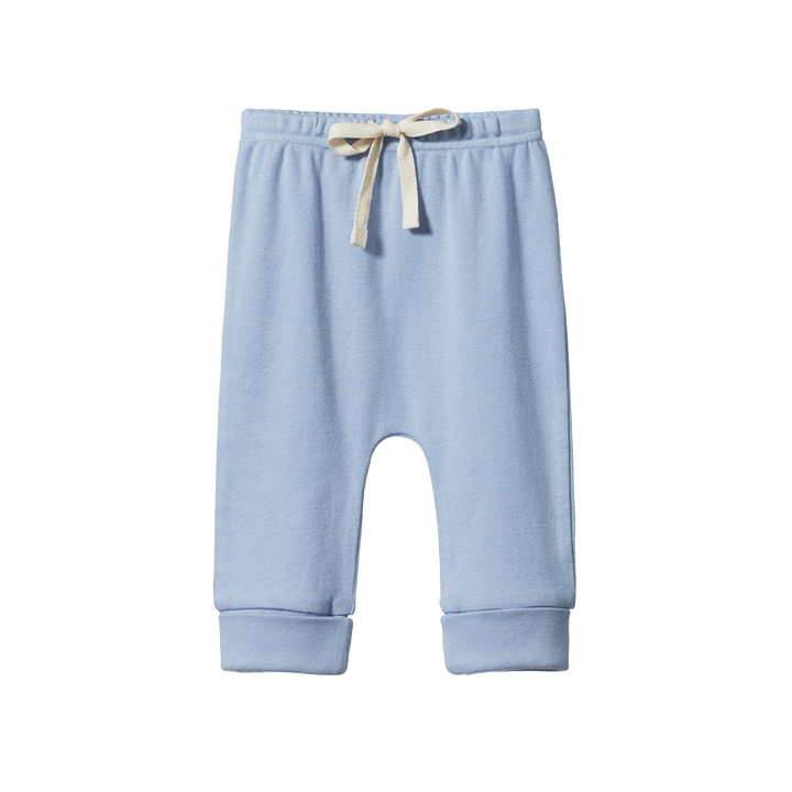 NATURE BABY - DRAWSTRING PANTS: DUSKY [sz:0-3 MTHS]