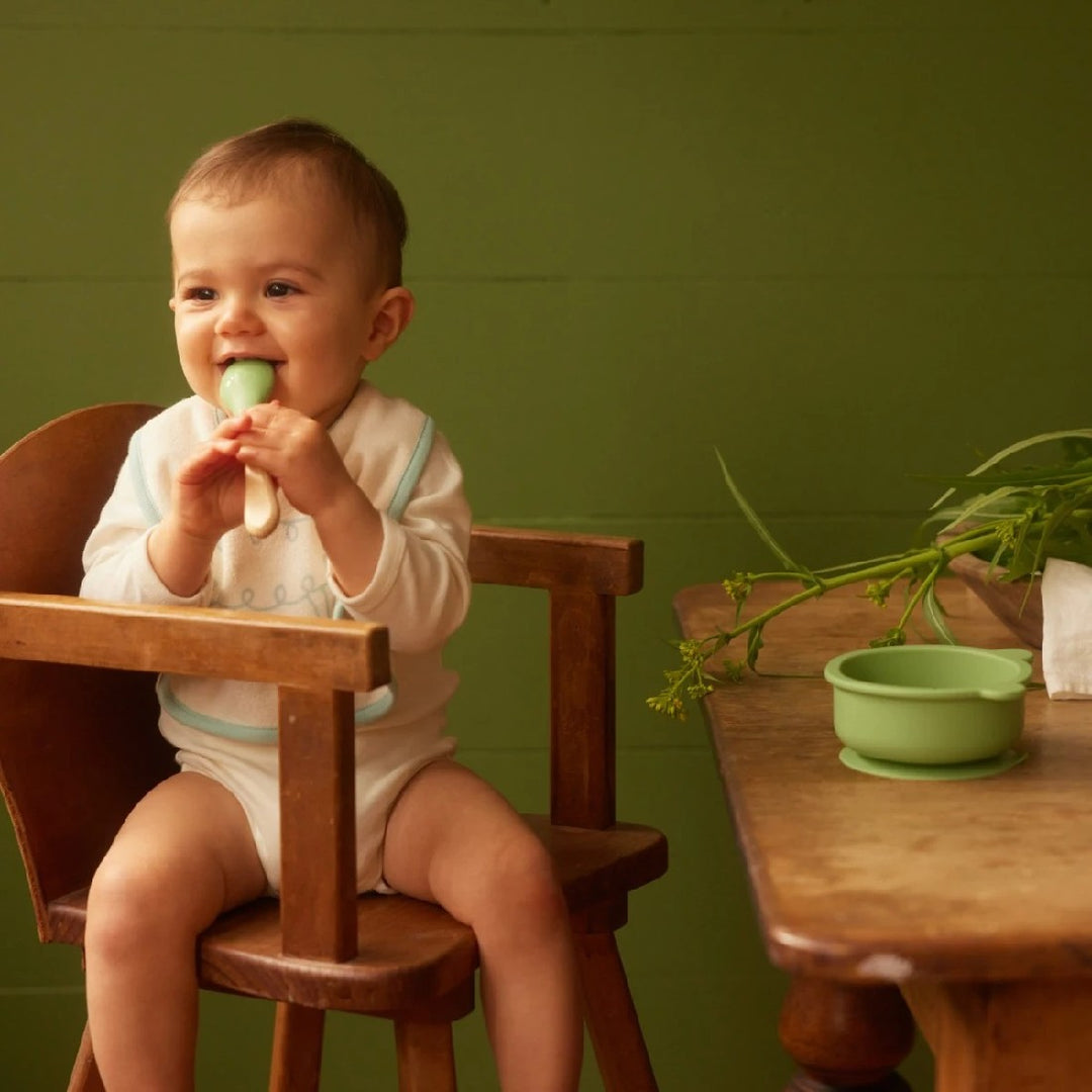 NATURE BABY - SILCONE DINNER SET: JUNIPER