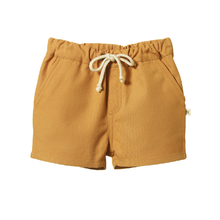 NATURE BABY - SAILOR SHORTS CANVAS: WHEAT