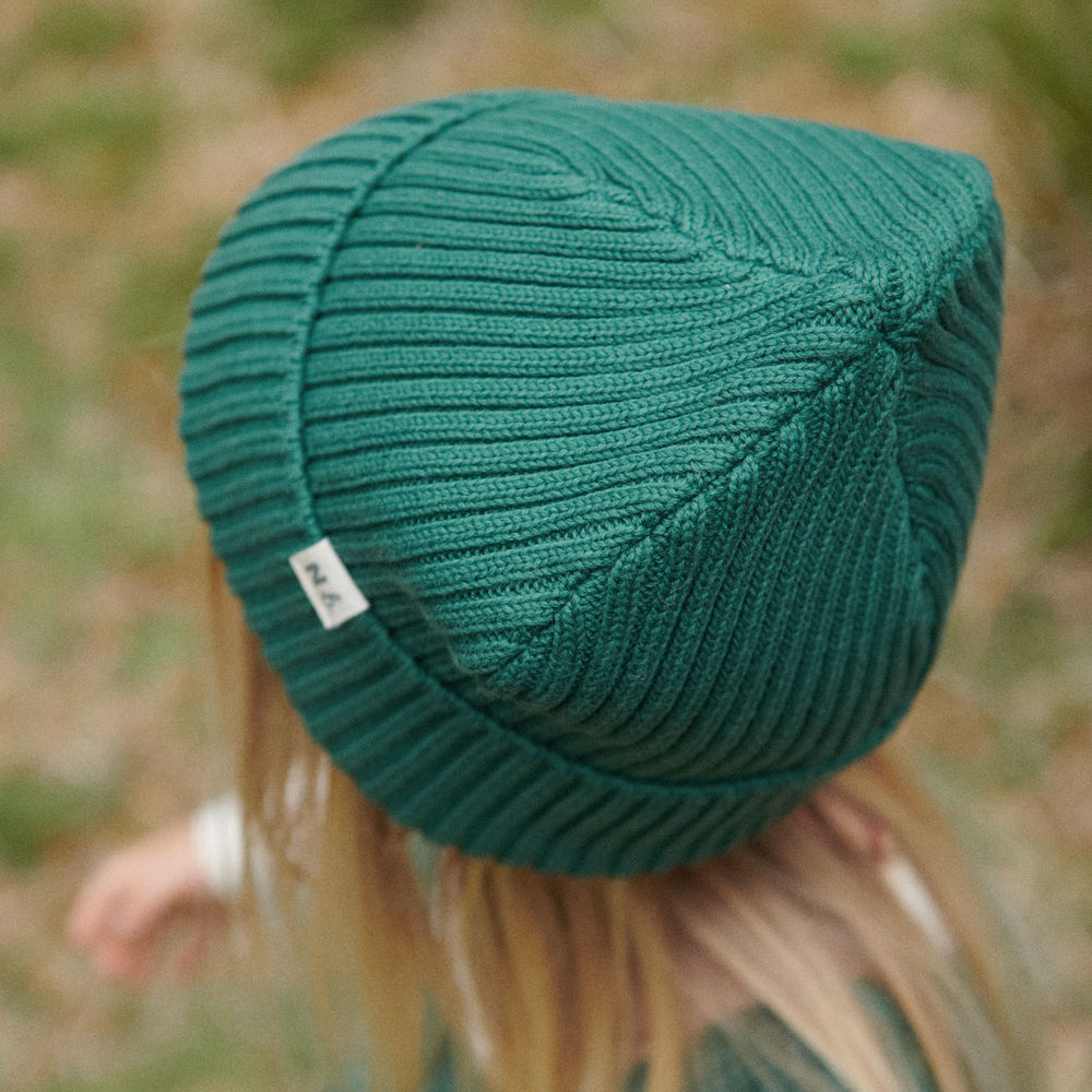 NATURE BABY - FOREST BEANIE: PINE [sz:SML]