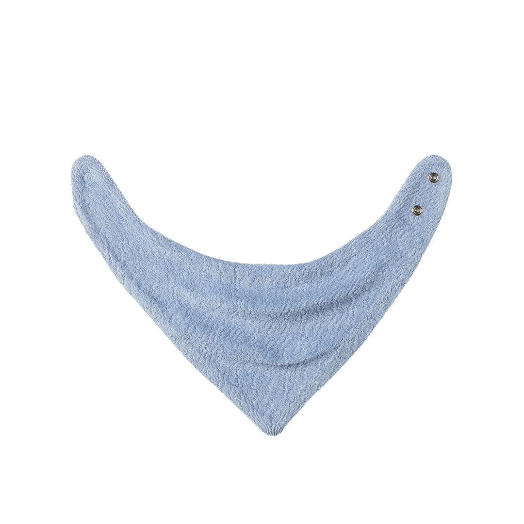 NATURE BABY - TRIANGLE BIB TERRY: DUSKY [sz:0-6 MTHS]