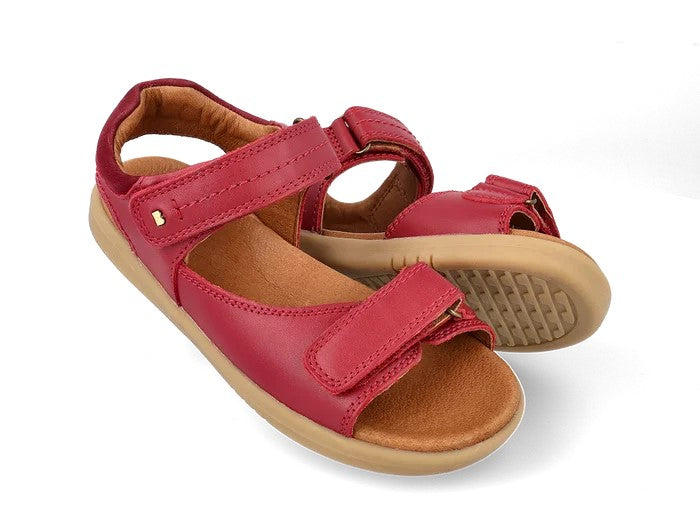 BOBUX - KID+ DRIFTWOOD SANDAL: CRANBERRY [sz:27 EU]