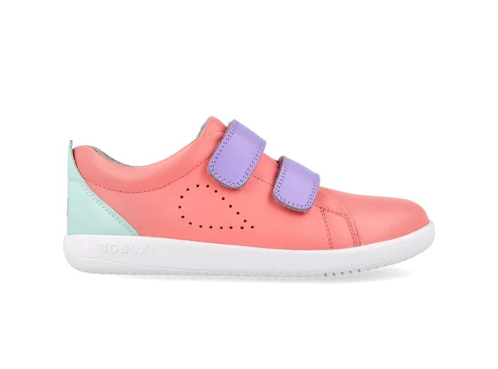 BOBUX - KID+ GRASS COURT: OCEAN CORAL + MAUVE COMBO [sz:27 EU]