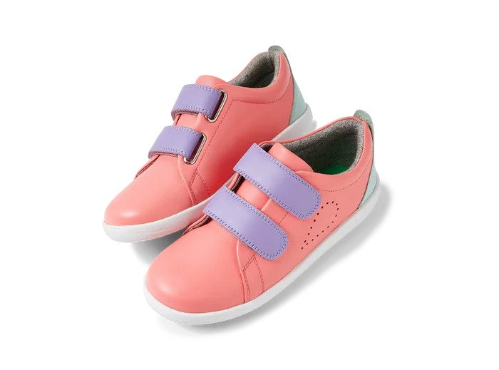 BOBUX - KID+ GRASS COURT: OCEAN CORAL + MAUVE COMBO [sz:27 EU]