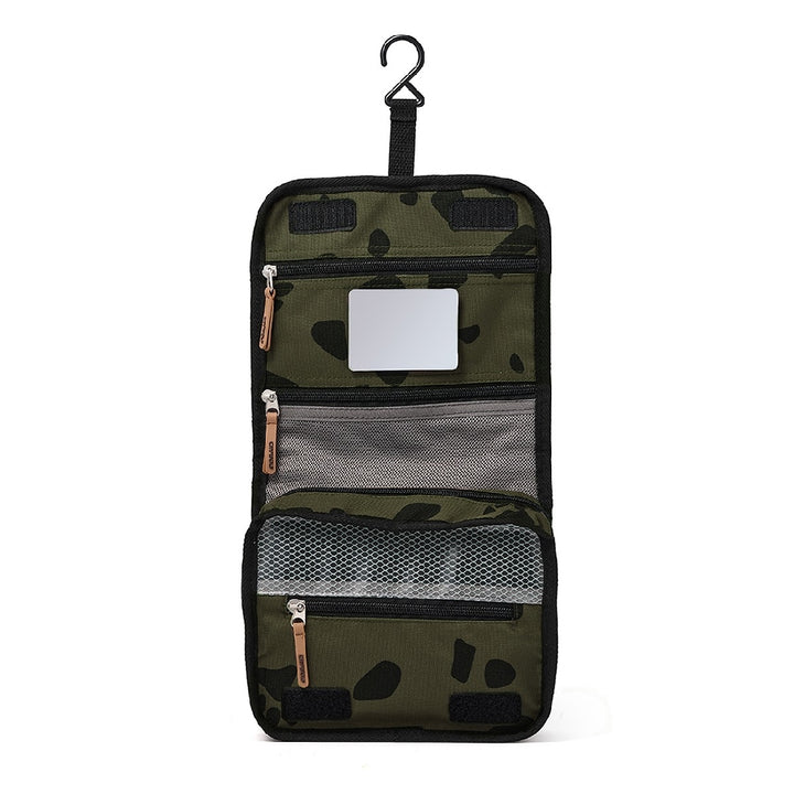 CRYWOLF - TOILETRY BAG: KHAKI STONES