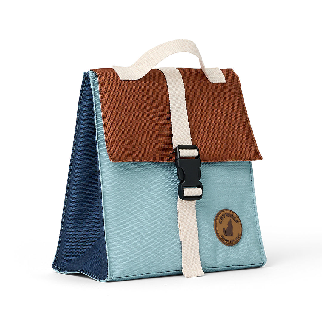 CRYWOLF - INSULATED LUNCH BAG: OCEAN COLOUR BLOCK 