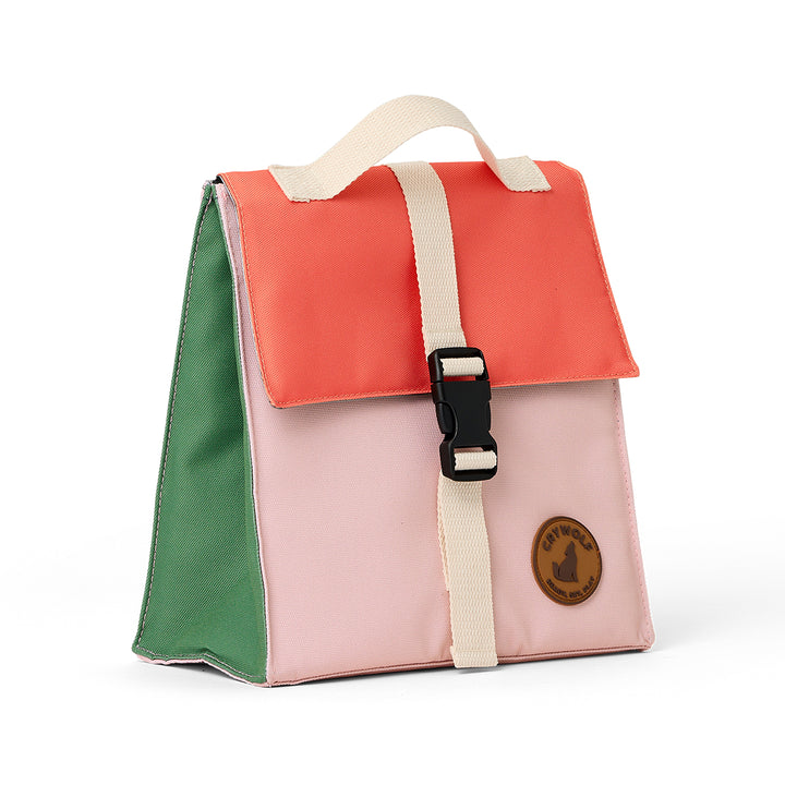 CRYWOLF - INSULATED LUNCH BAG: SUNSET COLOUR BLOCK 