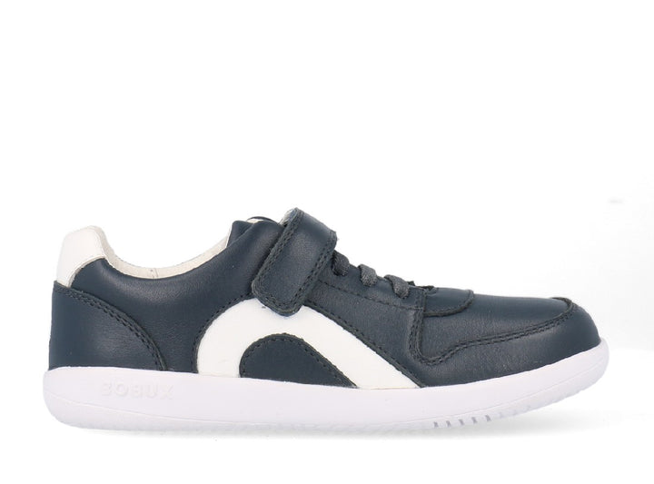 BOBUX - KID+ COMET SHOE: NAVY + WHITE