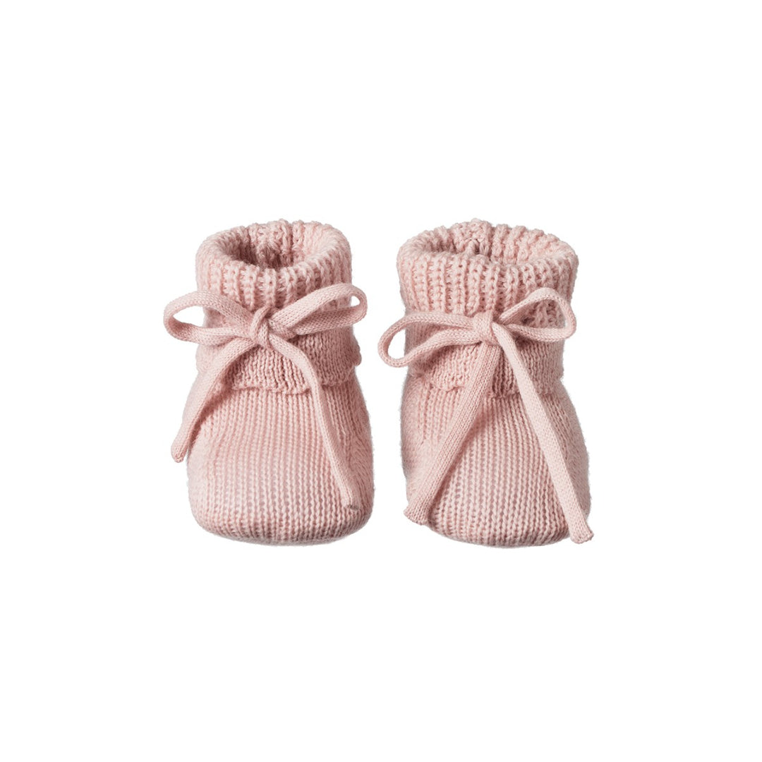 NATURE BABY - TEDDY BOOTIES: ROSE DUST 