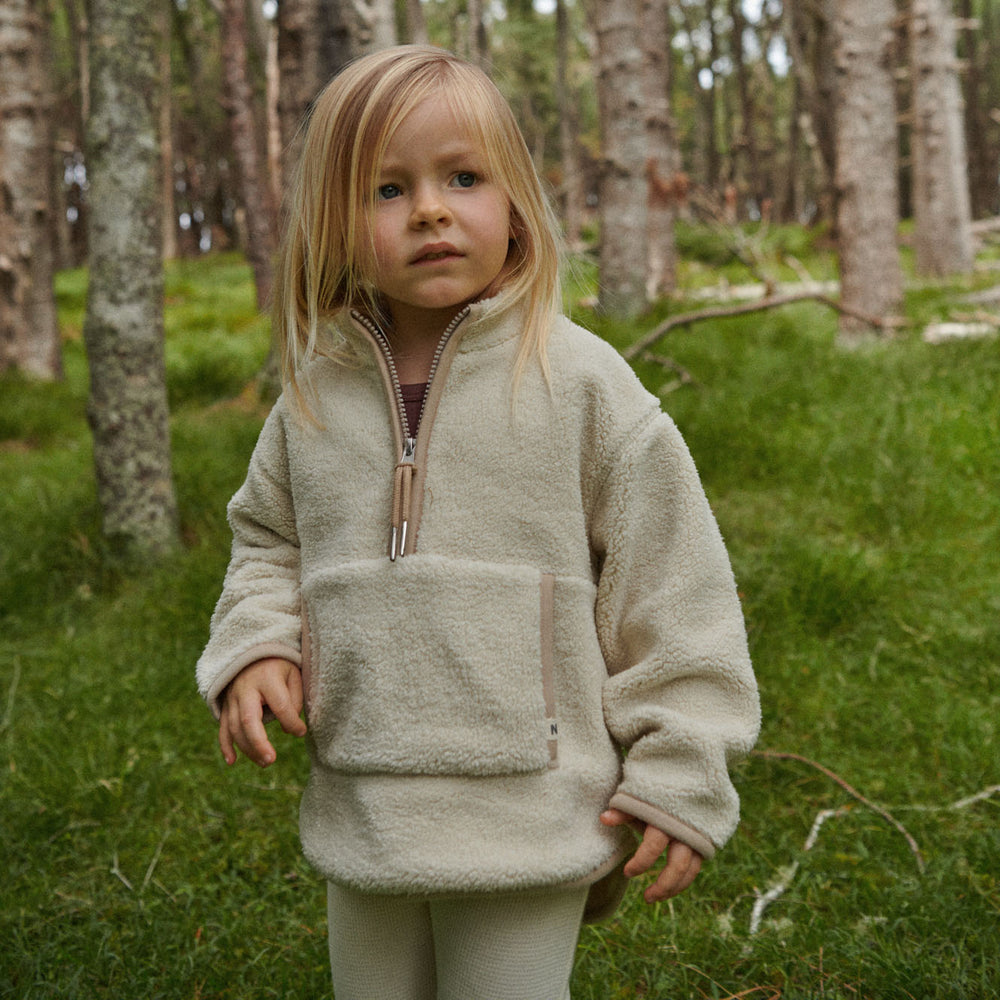 NATURE BABY - RANGER PULLOVER: OATMEAL [sz:6-12 MTHS]